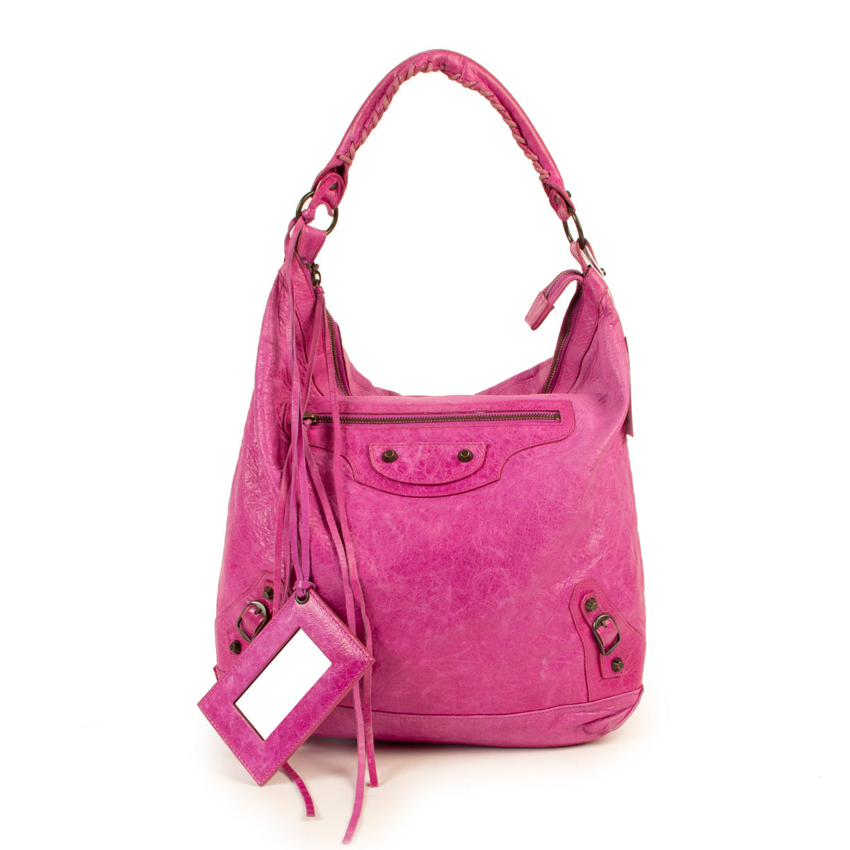 Balenciaga Purple Day Hobo Shoulder Bag