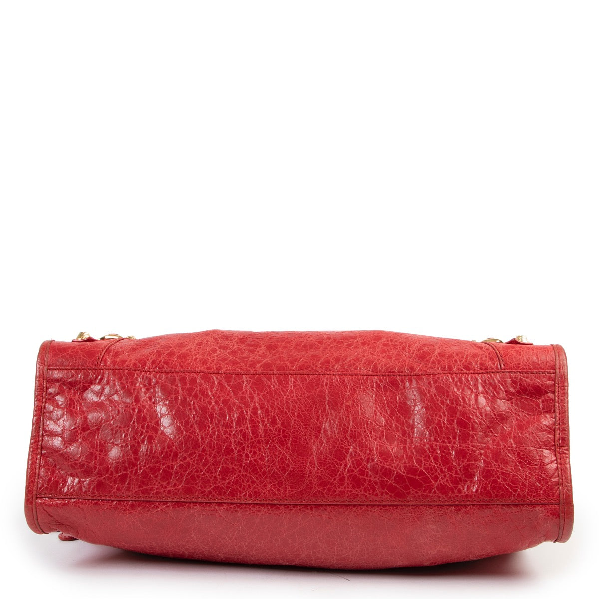 Balenciaga Rouge Cardinal Motorcross Giant City Bag