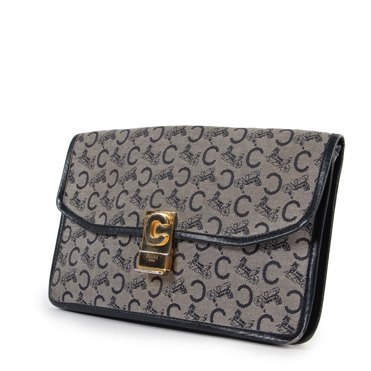 Buy an authentic second hand Celine monogram clutch at Labellov