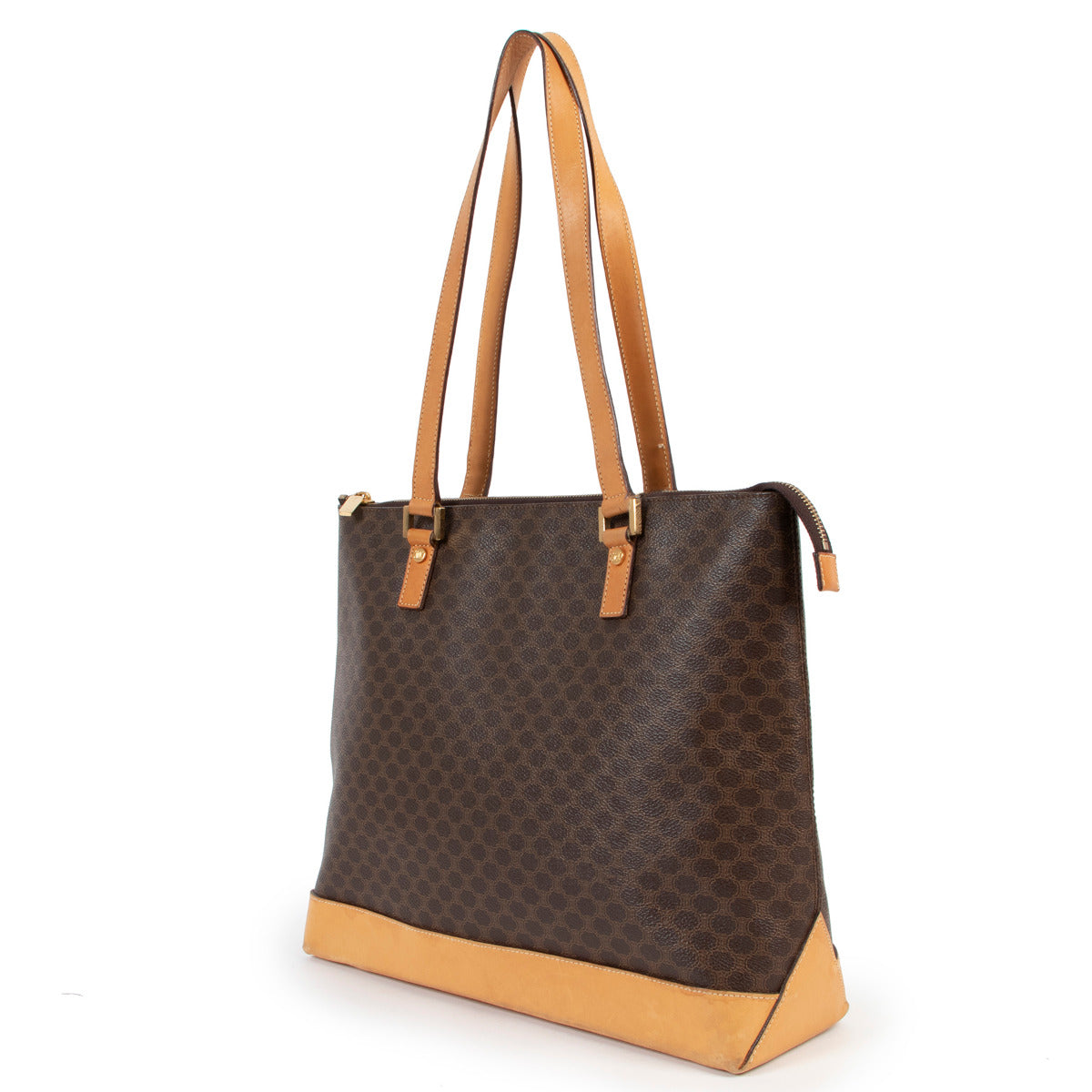 Celine Monogram Macadam Tote Bag