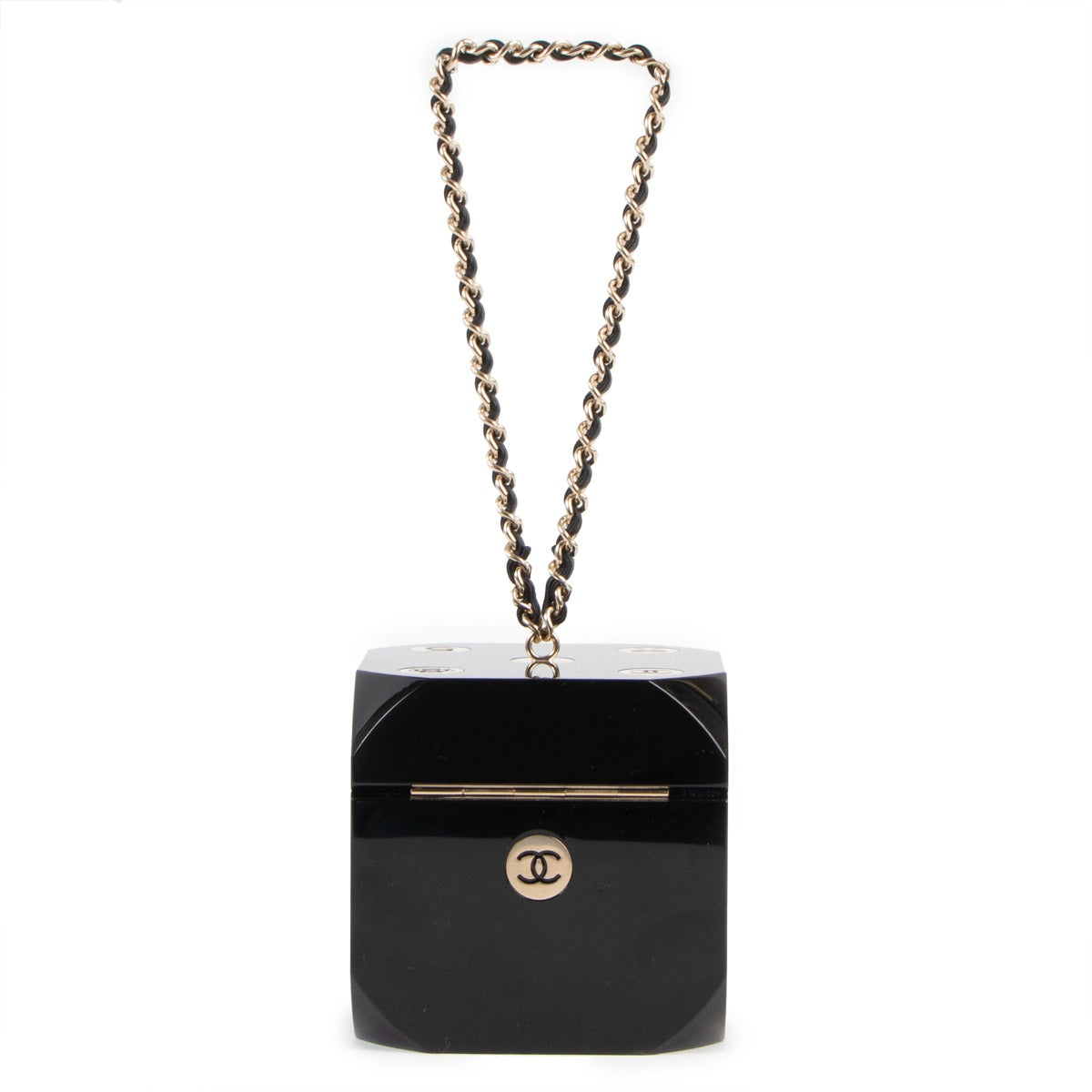 Exclusive Runway Chanel Autumn/Winter 2015 Couture Dice Casino Minaudiere Plexiglass Bag at Labellov