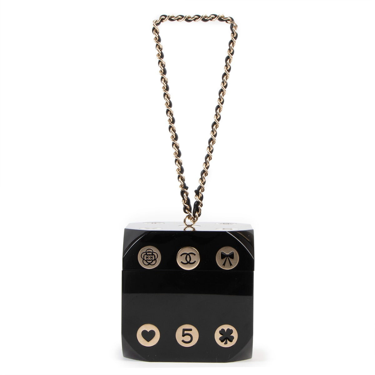 Exclusive Runway Chanel Autumn/Winter 2015 Couture Dice Casino Minaudiere Plexiglass Bag at Labellov