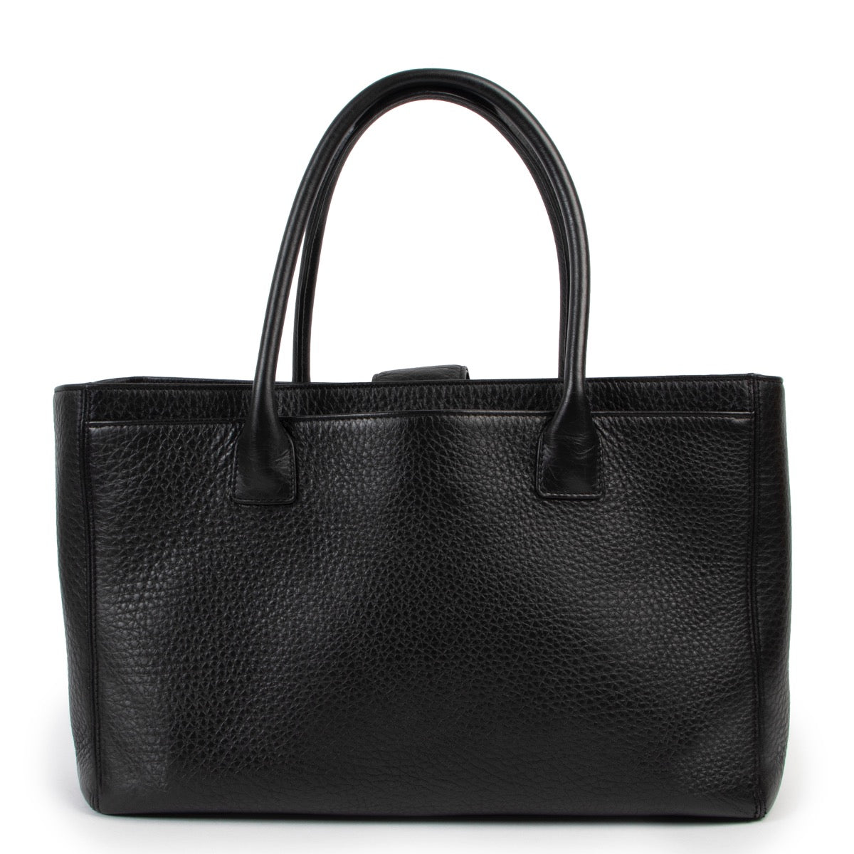 acheter en lien seconde main Chanel Black Executive Cerf Top handle