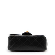 Chanel Vintage Tortoise Chain Mini Square Classic Flap Bag