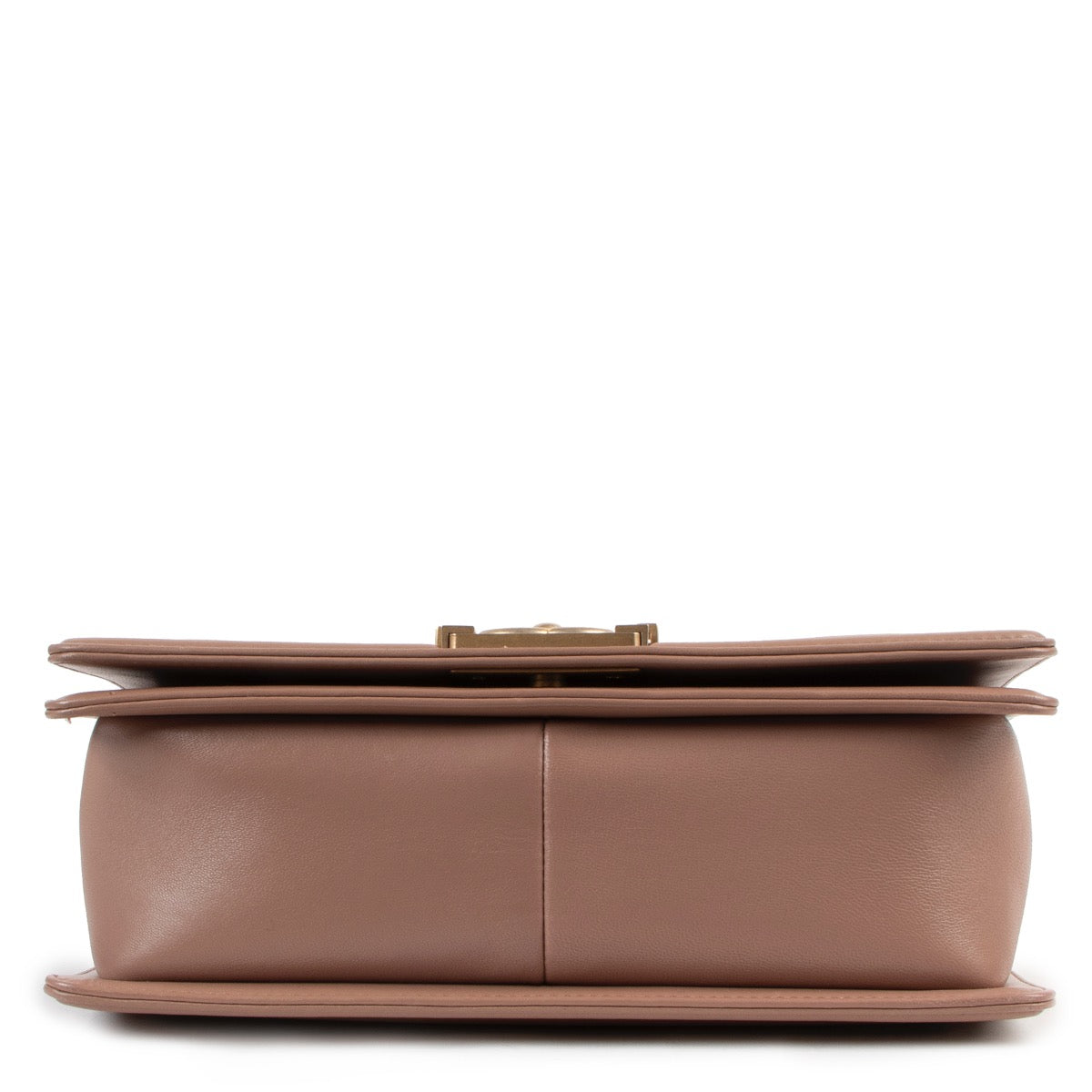 Shop now for your pre-loved, 100% authentic Chanel Dark Beige Medium Boy Bag , at Labellov.