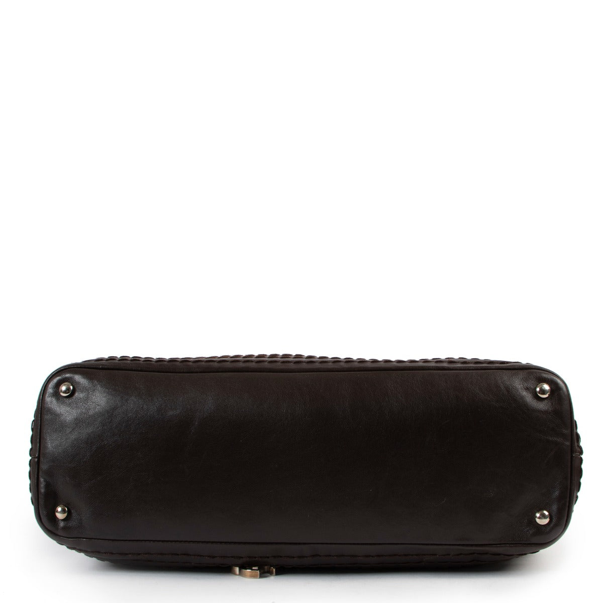 shop online authentic second hand luxury designer Chanel Black Ultimate Stitch Expandable Zipper Flap Bag at Labellov