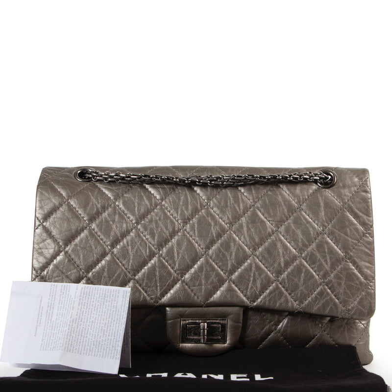 Chanel Zilveren 2.55 Reissue Classic 227 Flap Bag