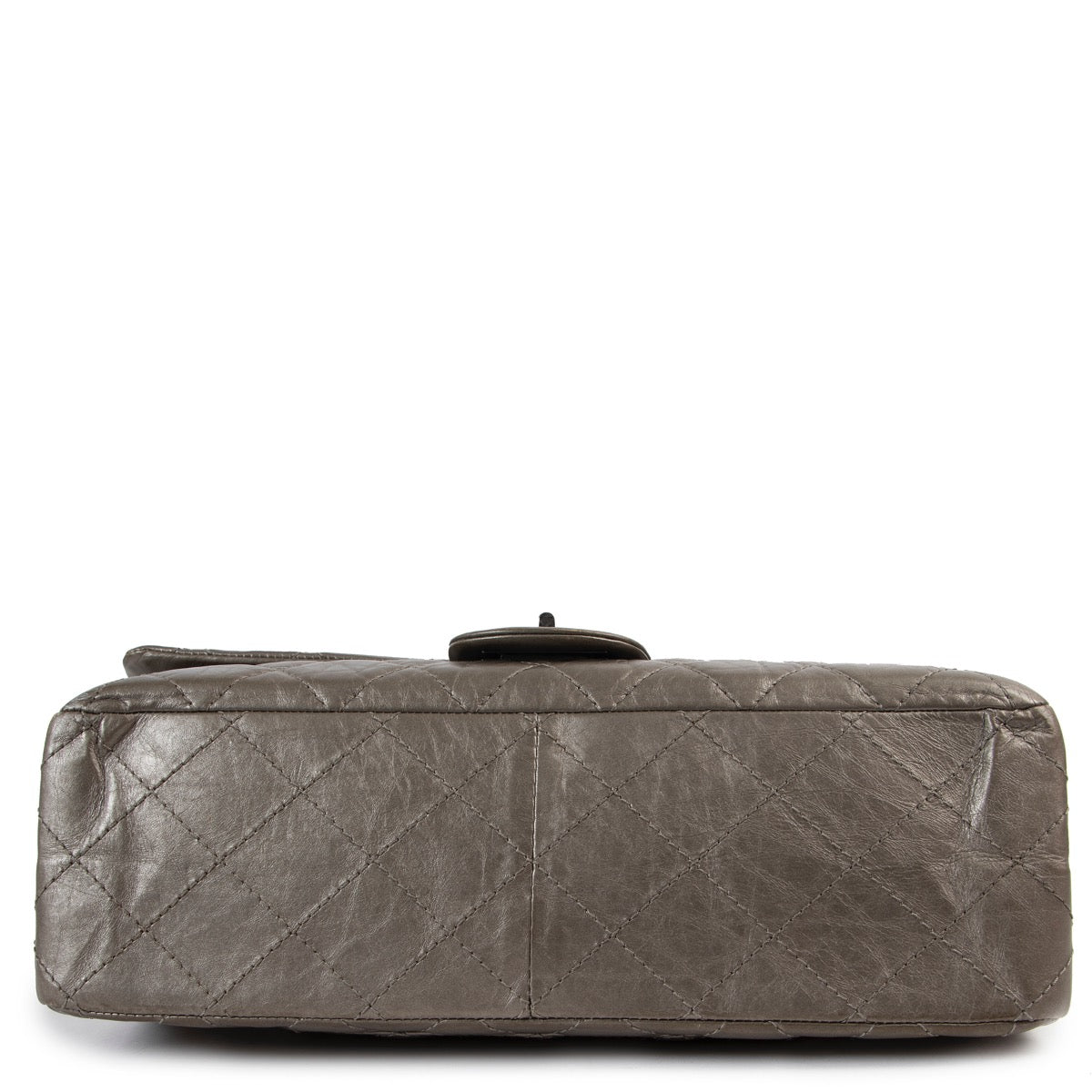 Chanel Silver 2.55 Reissue Classic 227 Flap Bag