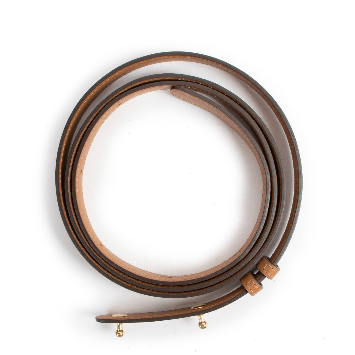 Delvaux Camel Leather Bag Strap