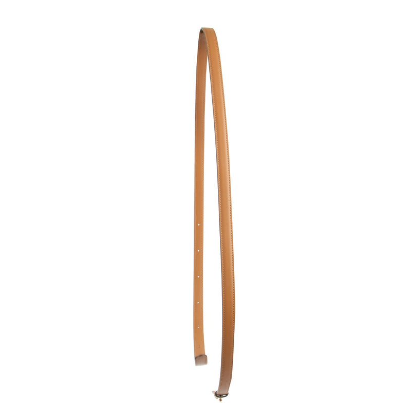Delvaux Camel Leather Bag Strap