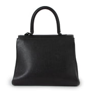 Buy online authentic second hand Delveaux Black Brillant MM GHW Top Handle Bag in very good condition at Labellov in Antwerp