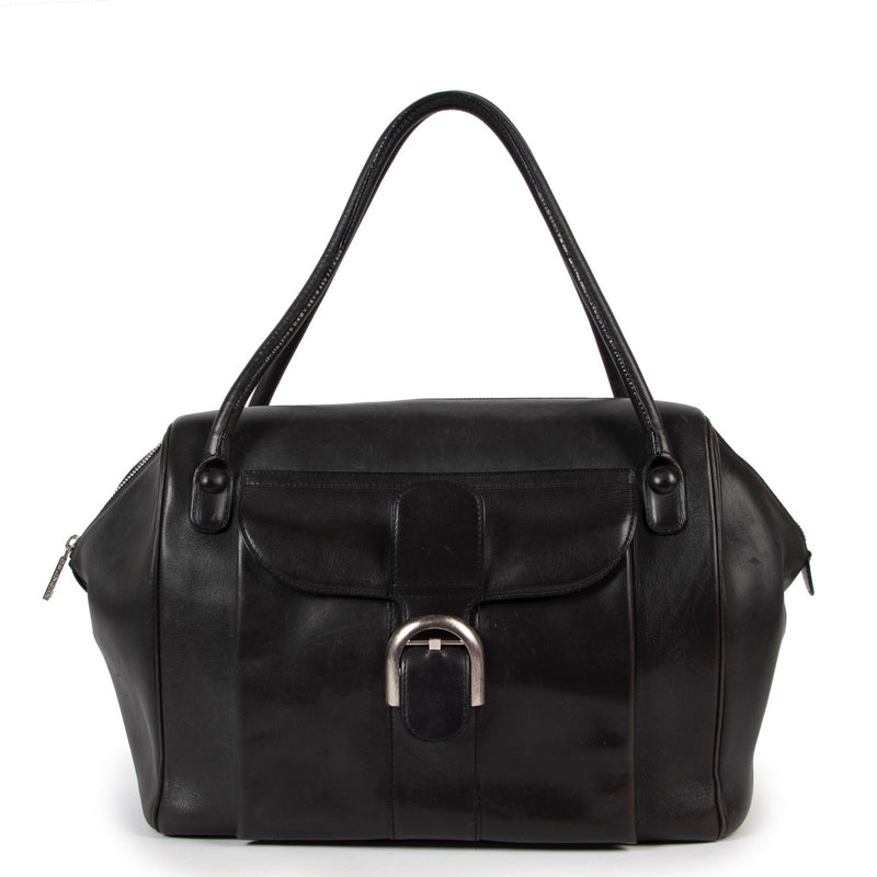 Delvaux Brillant 12H Black Bridon Bag