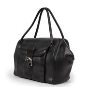 Buy online an authentic second hand Delvaux Brillant 12H Black Bridon Bag in preloved condition at Labellov in Antwerp.