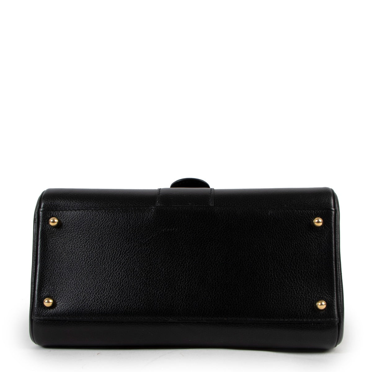 Delvaux Brillant PM Black Leather Handbag