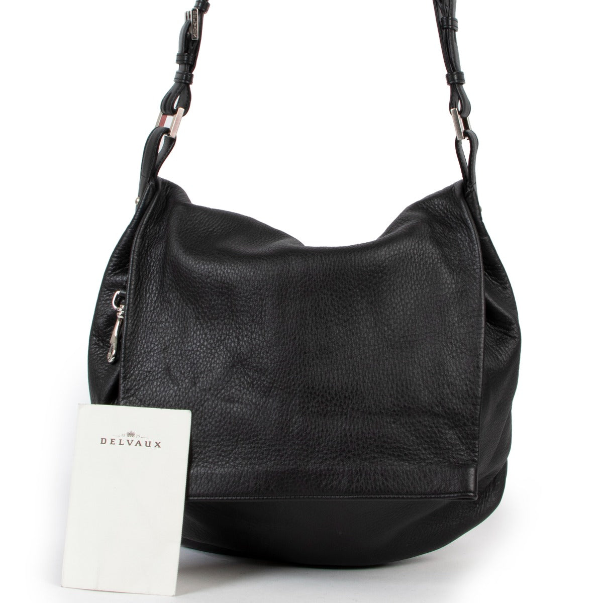shop safe online Delvaux Black Le Léon Shoulder Bag. acheter en ligne seconde main Delvaux Black Le Léon Shoulder Bag. koop online jou tweedehands Delvaux Black Le Léon Shoulder Bag