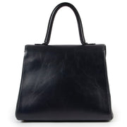 Shop safe online Delvaux Brilliant navy blue, Delvaux Brilliant in good condition, Delvaux top handle bag in good condition.