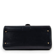 Shop safe online Delvaux Brilliant navy blue, Delvaux Brilliant in good condition, Delvaux top handle bag in good condition.