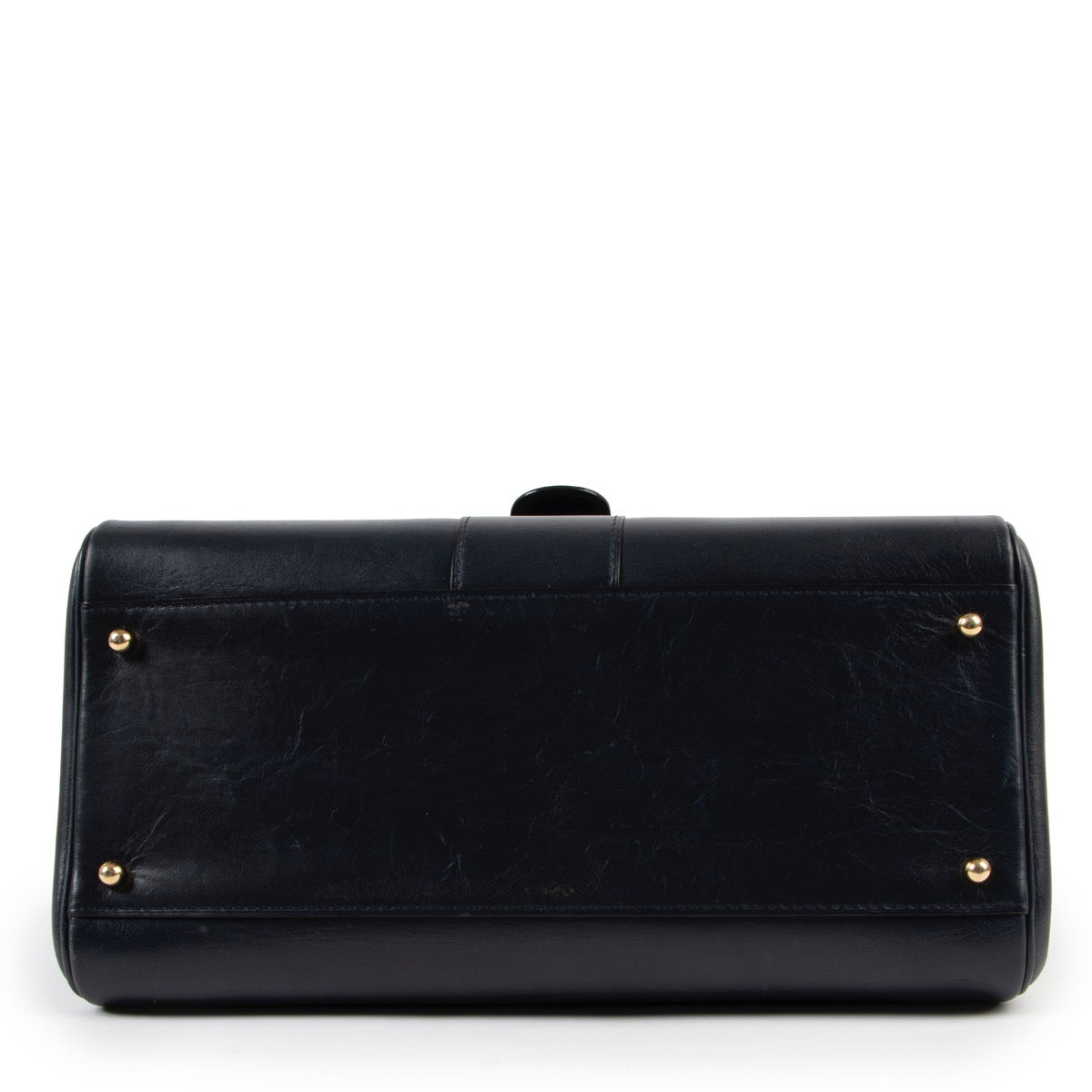 Shop safe online Delvaux Brilliant navy blue, Delvaux Brilliant in good condition, Delvaux top handle bag in good condition.