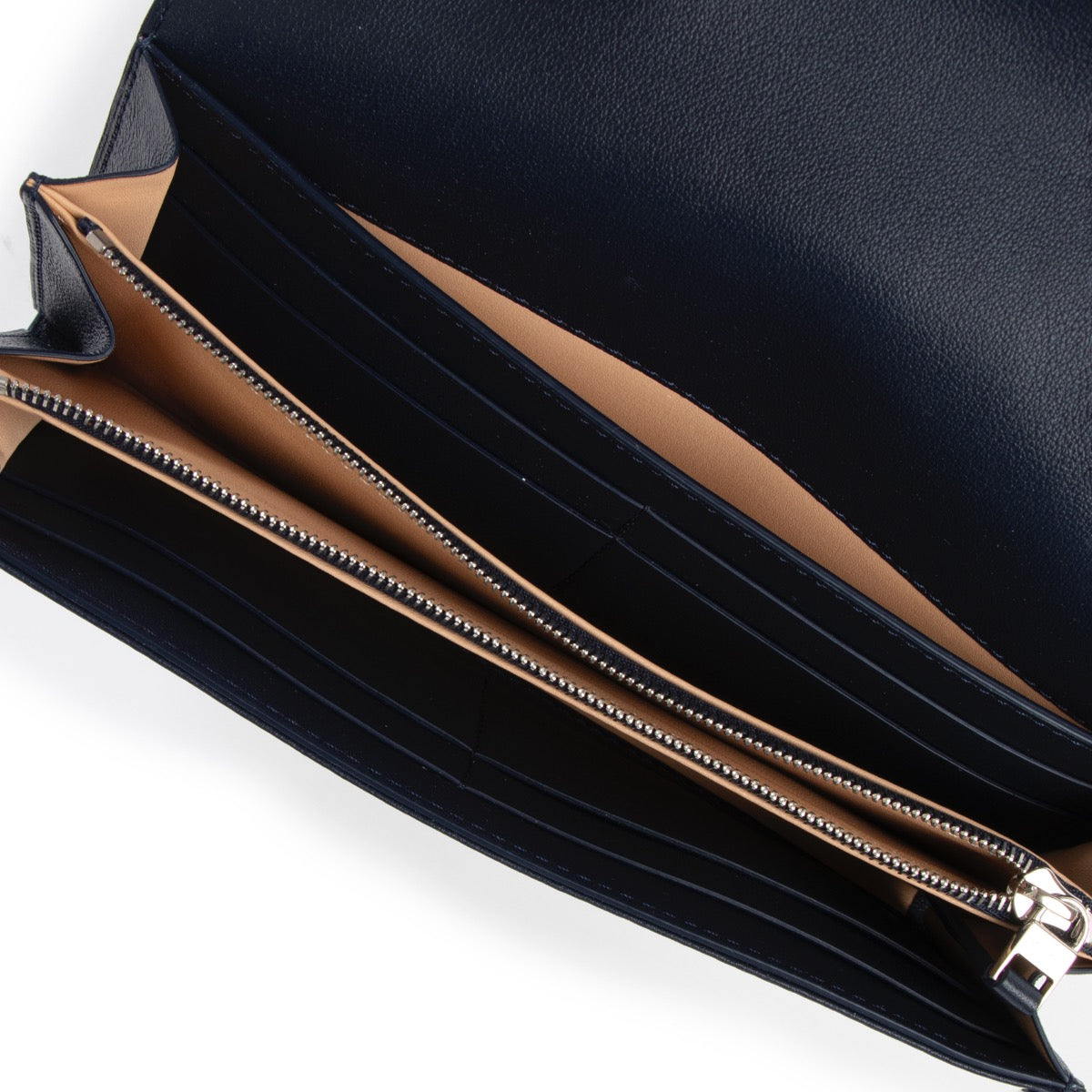 Shop and sell authentic second hand Delvaux Madame Navy Long Wallet at Labellov for the best price