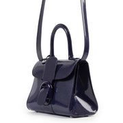 shop safe online as new Delvaux Blue Patent Mini Brillant . 100% authentic secondhand luxury for the best price