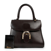Shop authentic vintage Delvaux Chocolate Brown Brillant Handbag at Labellov