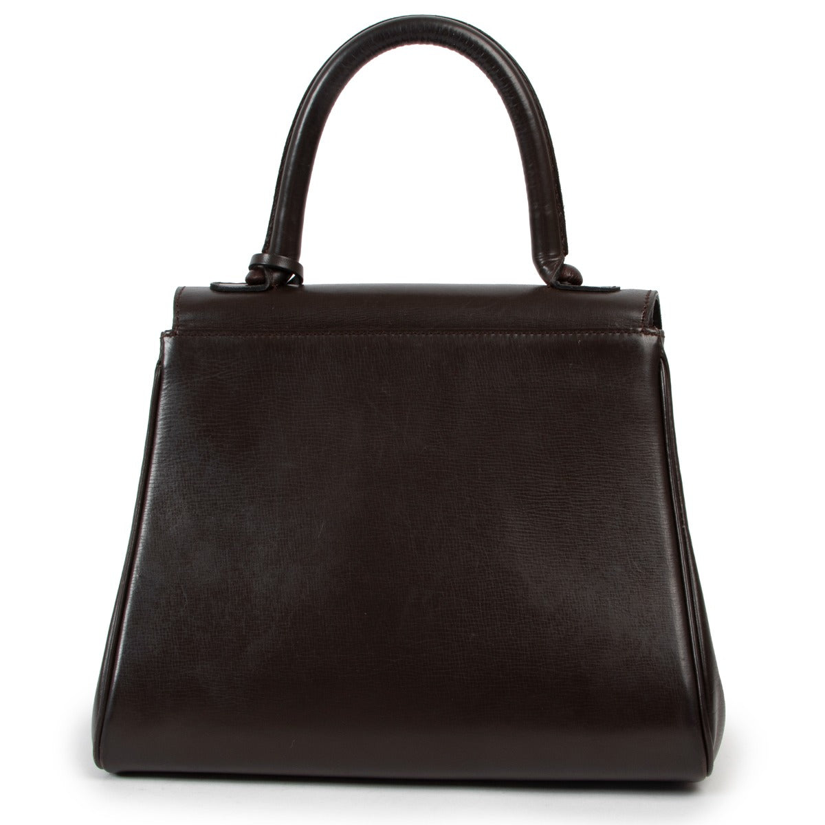 Shop authentic vintage Delvaux Chocolate Brown Brillant Handbag at Labellov
