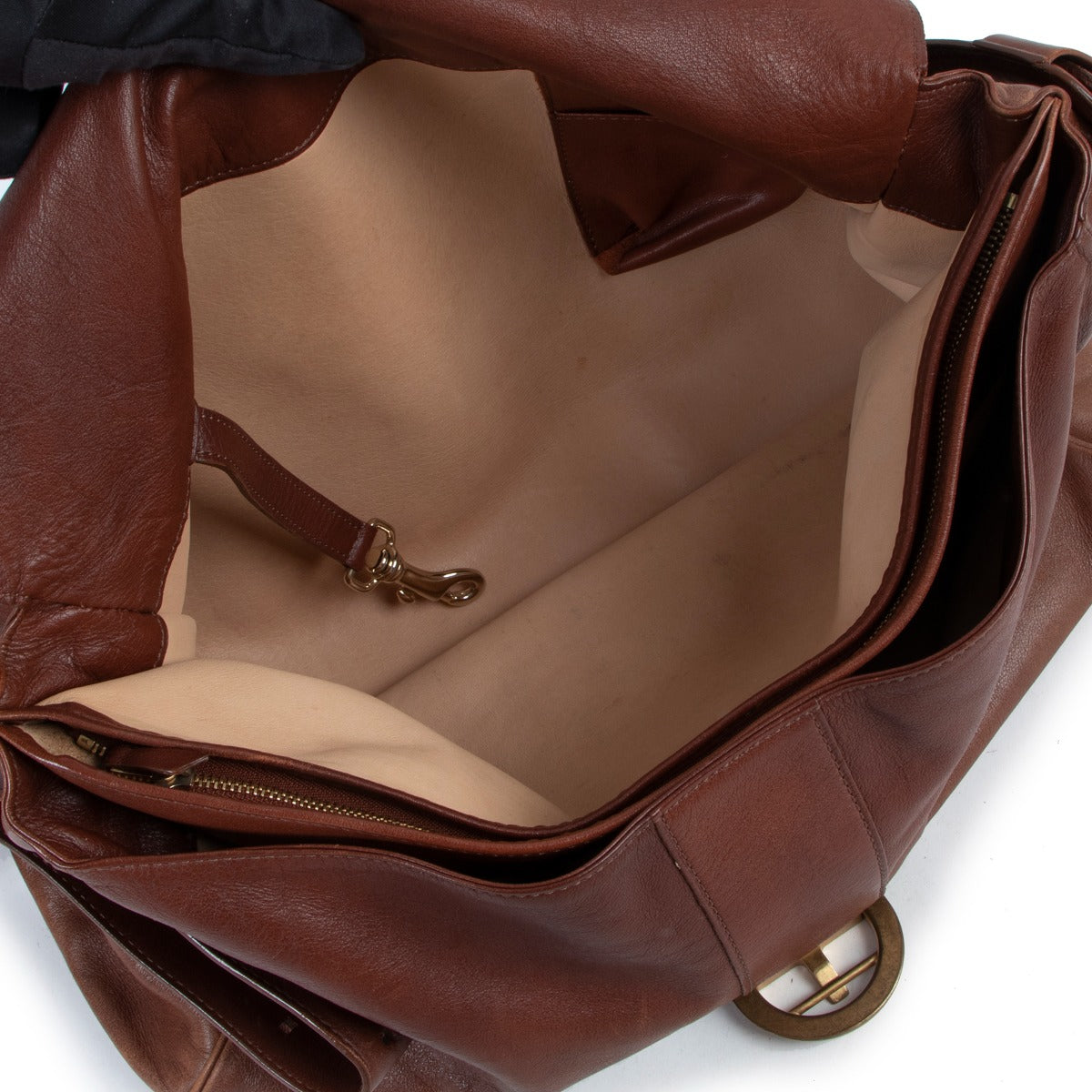 Delvaux Brown Brillant Besace Shoulder Bag