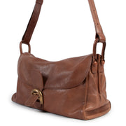 Delvaux Brown Brillant Besace Shoulder Bag
