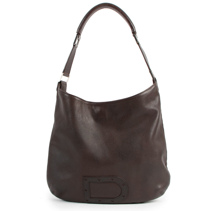 Delvaux Brown Louise PM Shoulder Bag