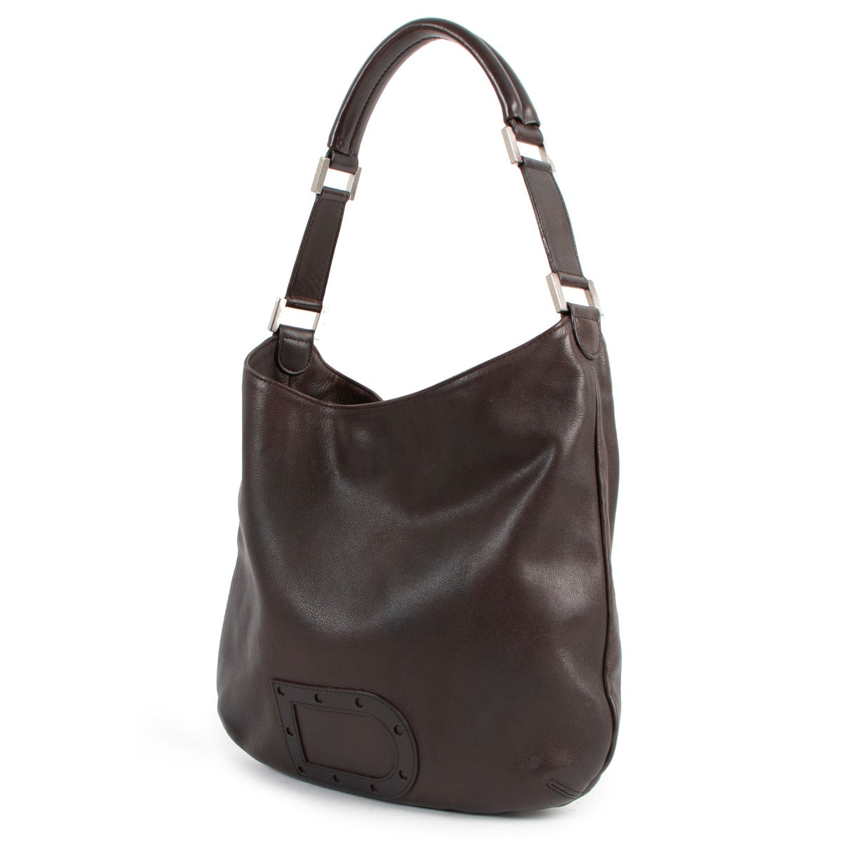 Delvaux Brown Louise PM Shoulder Bag