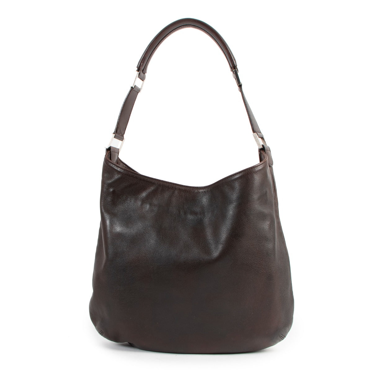 Delvaux Brown Louise PM Shoulder Bag