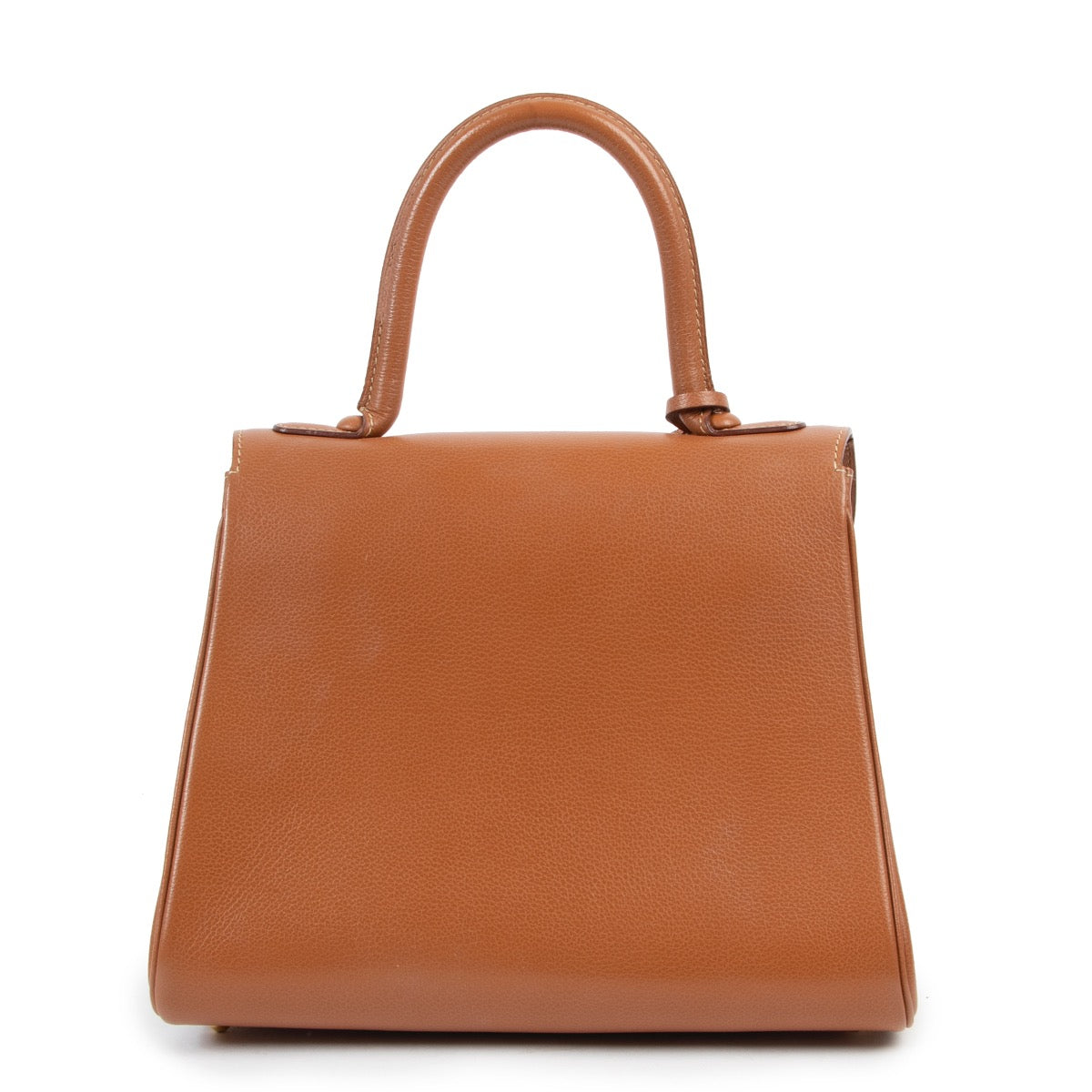 koop veilig online jou tweedehands Delvaux Fauve Brillant Pm + Strap