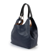 Shop safe online at Labellov in Antwerp this 100% authentic second hand Delvaux Navy Givry With Me PM Shoulder Bag