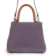 Delvaux Bi-color Mauve/Fauve Brillant PM