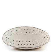 Buy an authentic second hand Delvaux Pin Daily Taurillon Soft Surpiqué in ivory at Labellov.