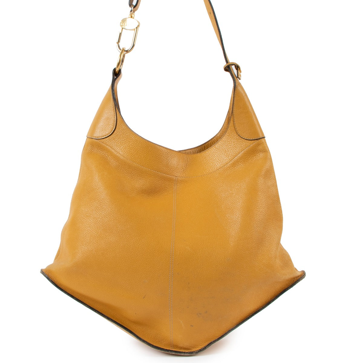 Delvaux Yellow Satan Shoulder Bag