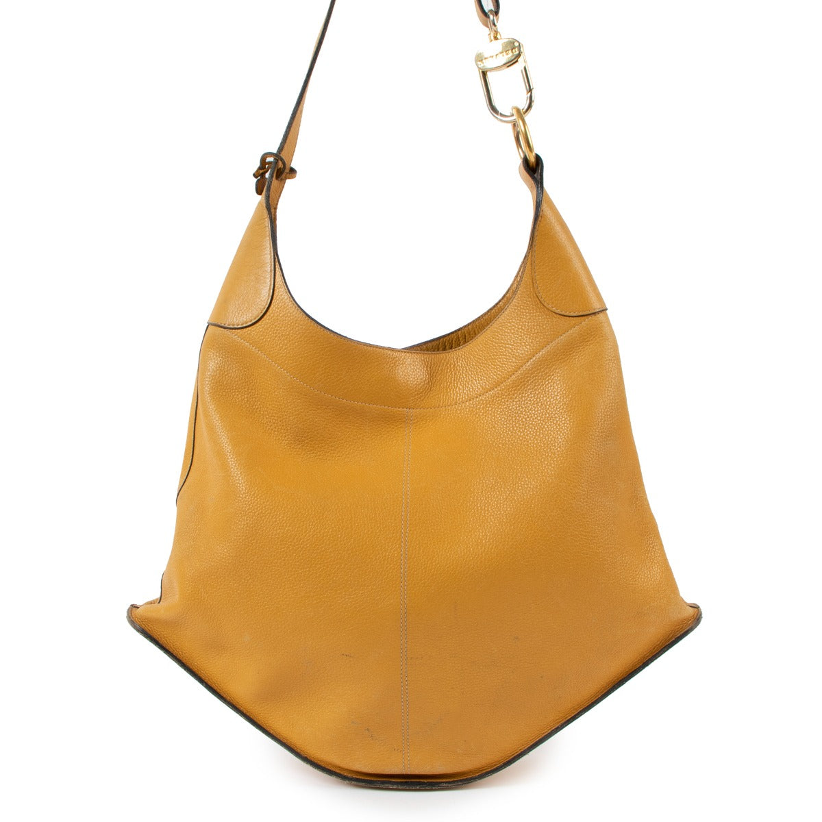 Delvaux Yellow Satan Shoulder Bag