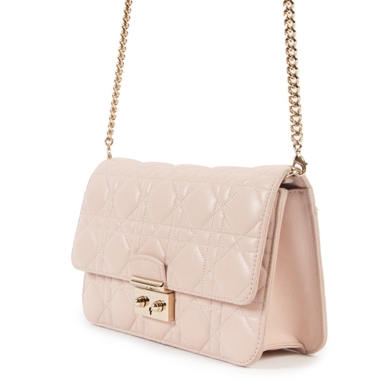 Shop authentic second hand Christian Dior Miss Dior Promenade Pink Shoulder Bag at Labellov