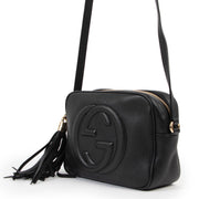 shop and sell authentic second hand designer Gucci Black Soho Disco Crossbody Bag at Labellov for the best price