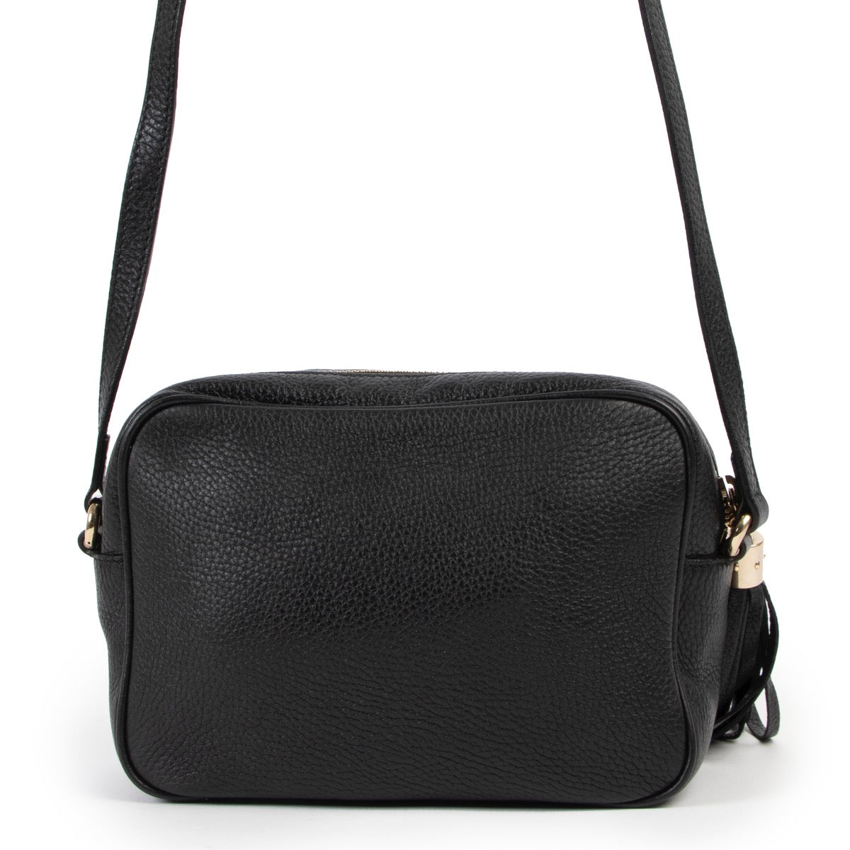 shop and sell authentic second hand designer Gucci Black Soho Disco Crossbody Bag at Labellov for the best price
