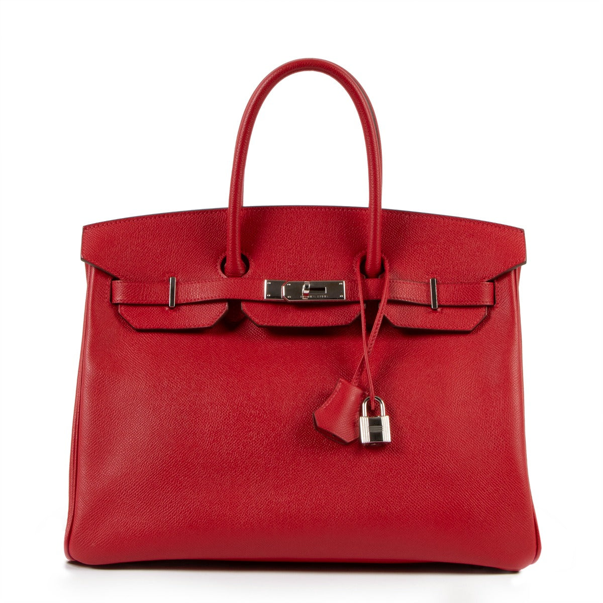 Hermès Birkin 35 Rouge Casaque Epsom PHW