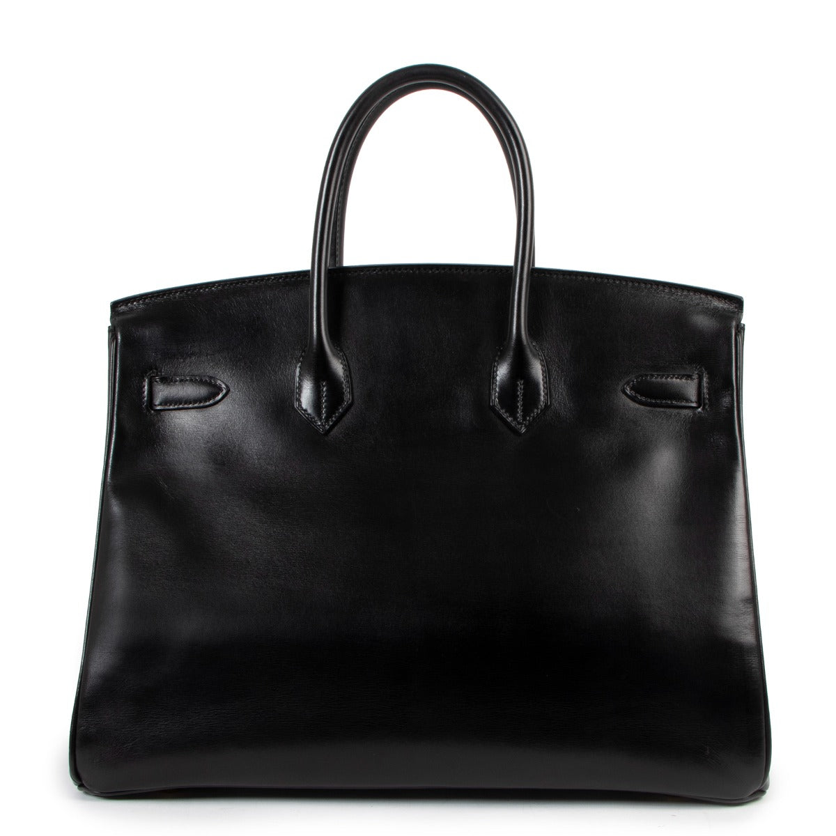 Hermès Birkin 35 Black Box Gold Hardware
