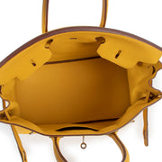 Hermès Birkin 35 Jaune Ambre Togo Palladium Hardware