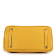 Hermès Birkin 35 Jaune Ambre Togo Palladium Hardware
