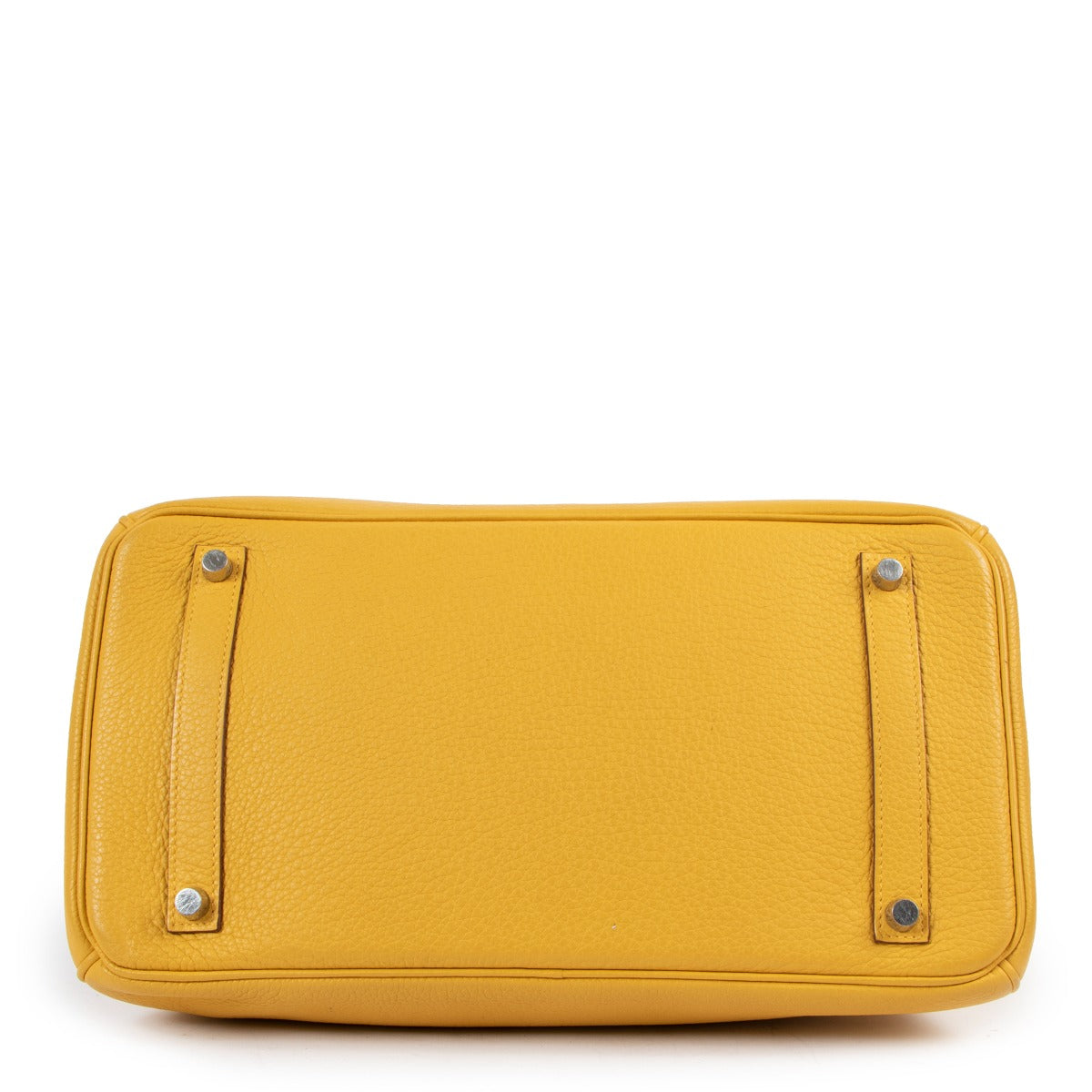 Hermès Birkin 35 Jaune Ambre Togo Palladium Hardware
