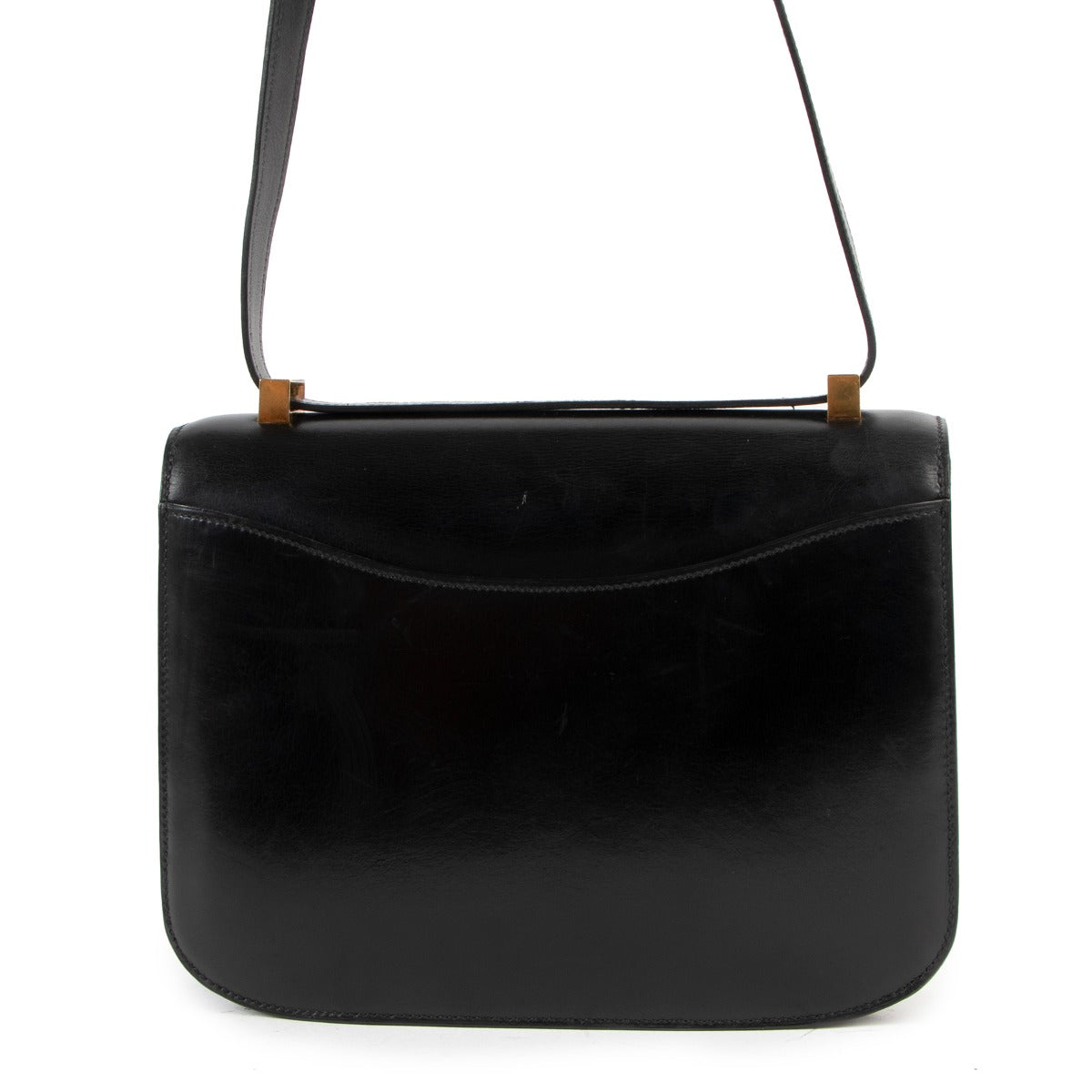 achetez second main hermes constance vintage 23 box calf veau noir