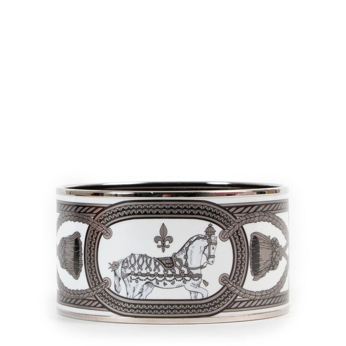 Hermès Printed Enamel Bracelet