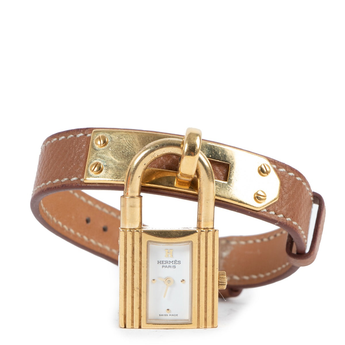 Hermès Vintage Kelly Gold Plated Watch