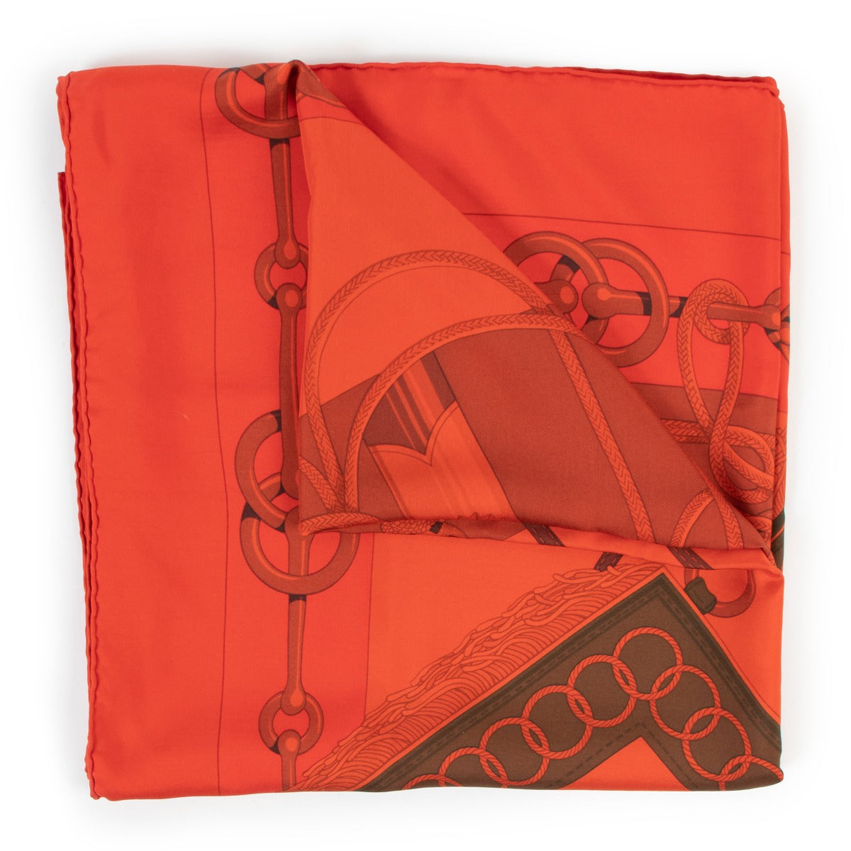 Hermès Orange Cliquetis Scarf