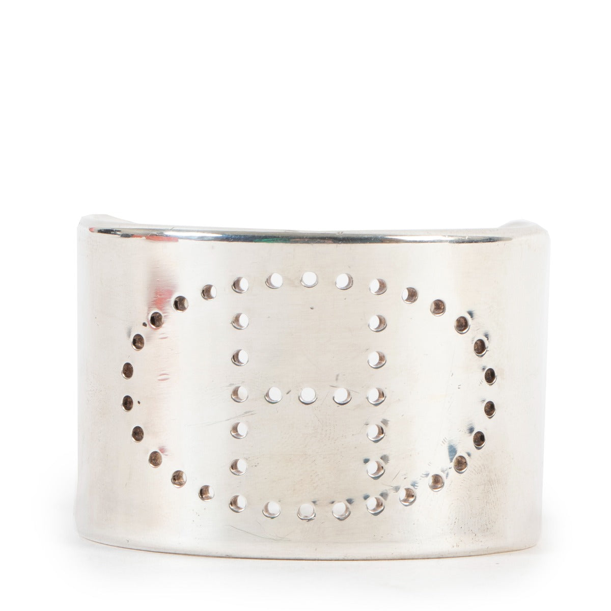 Hermès Sterling Silver Eclipse Cuff - Small